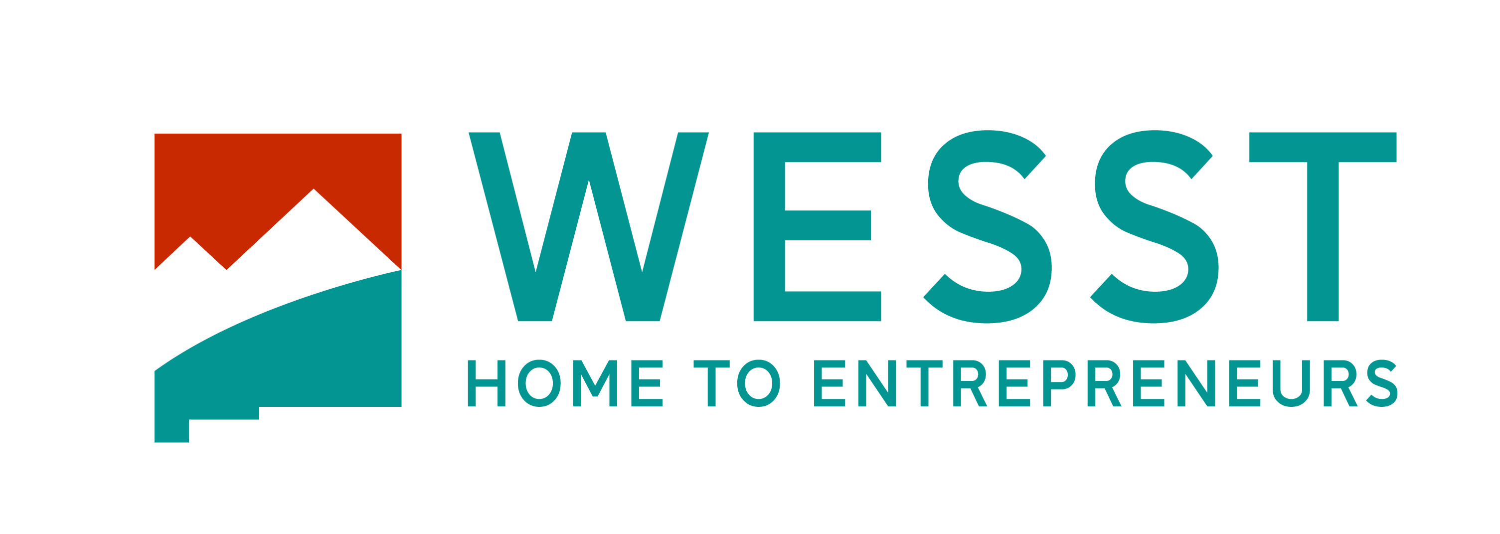 WESST logo featuring a mountain design and the tagline 'Home to Entrepreneurs.'